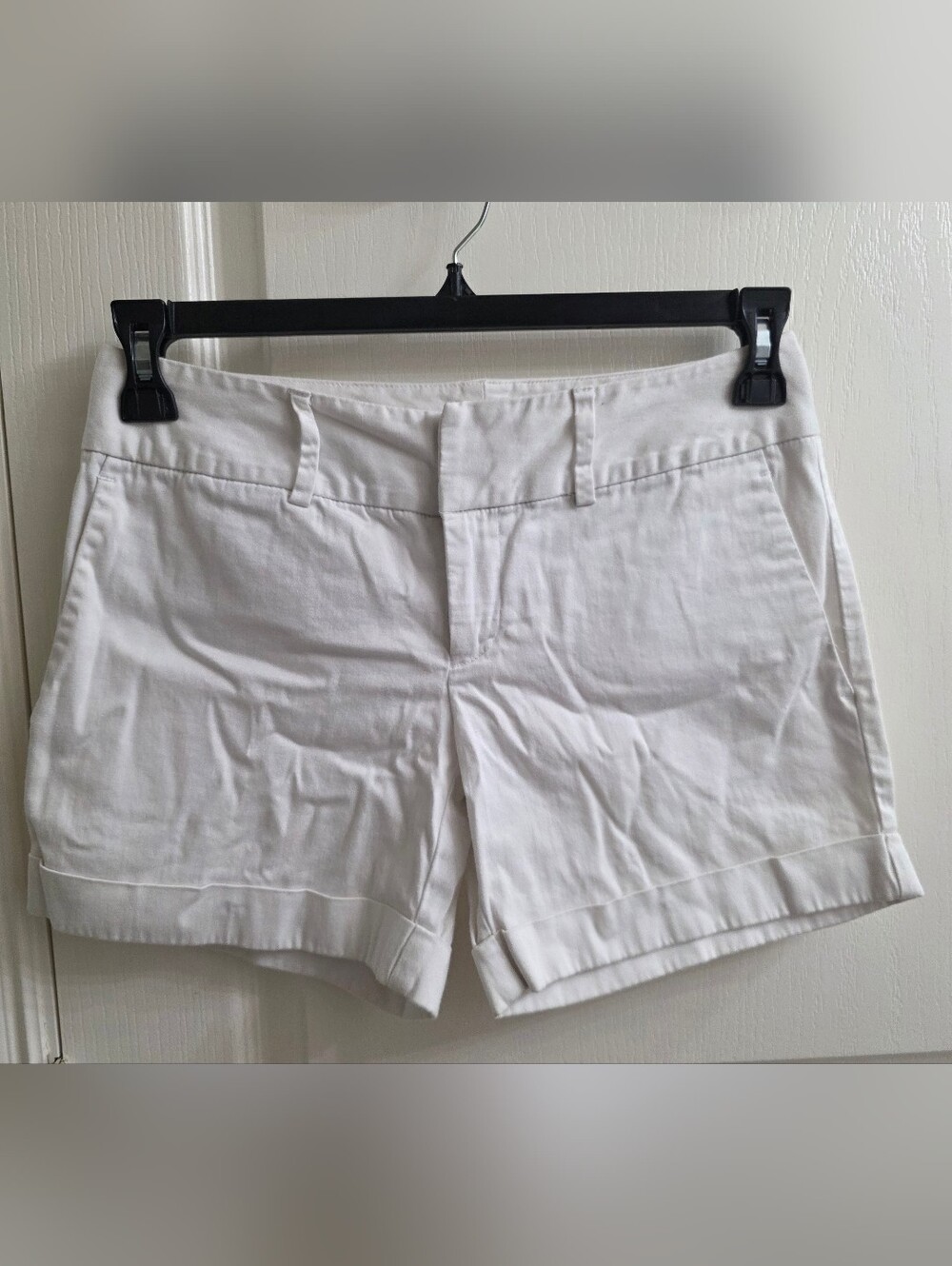 INC International Concepts White Chino Shorts